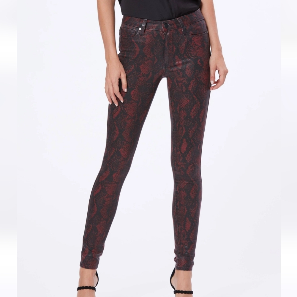 Paige Hoxton Ultra Skinny Red Snake